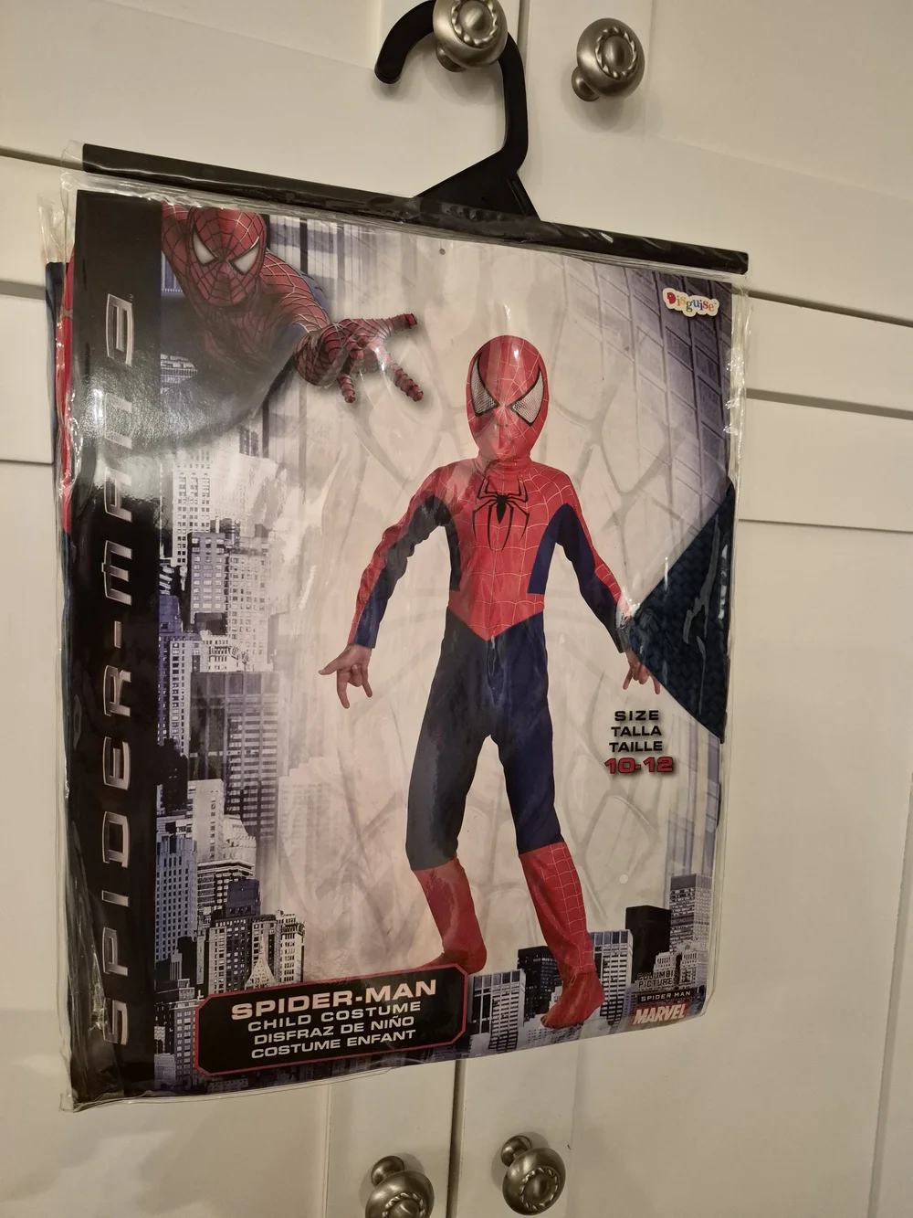 New In Packaging Marvel Spider-Man Kids Costume Size 10/12